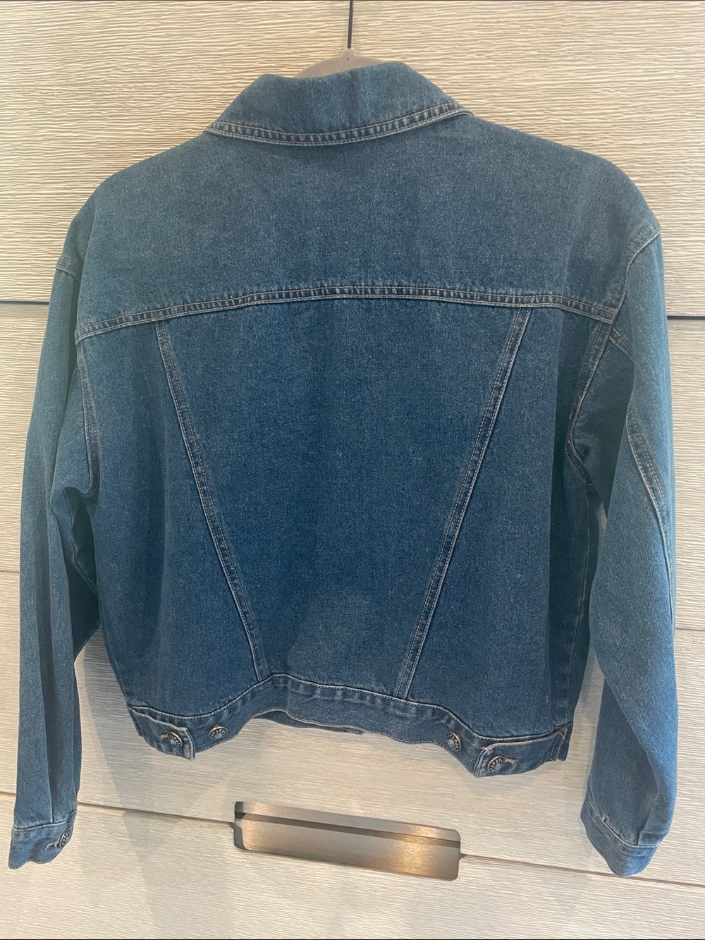 Carole Little Colorful Tribal Embellished Denim Jacket w Turquoise Sun Buttons - Picture 4 of 7